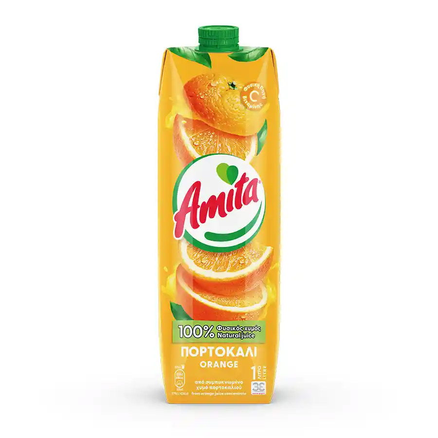 Amita Πορτοκάλι 100% 1lt.