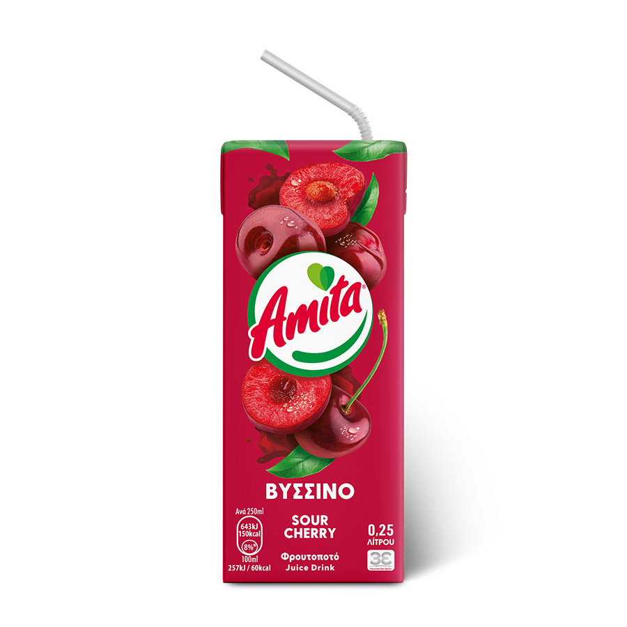 Amita Φρουτοποτό Βύσσινο 250ml.