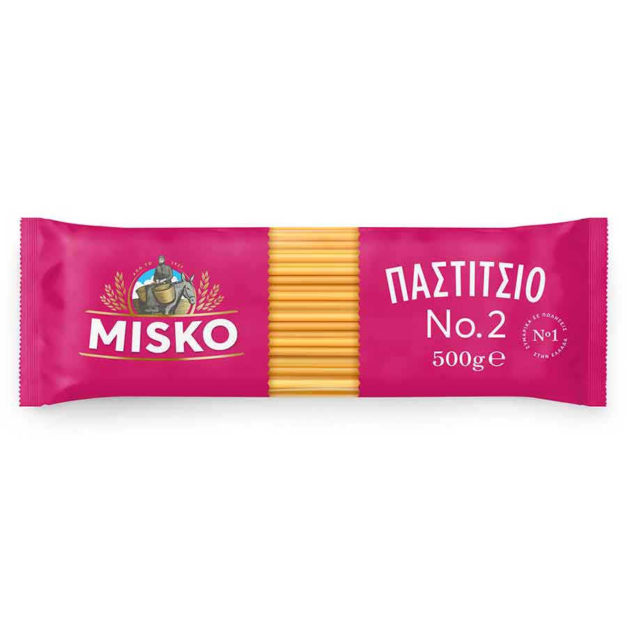 Misko Μακαρόνια Για Παστίτσιο Νo2 500γρ.