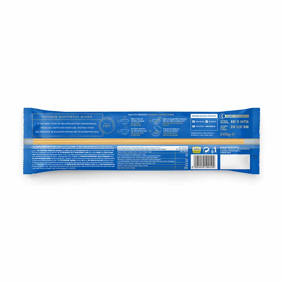 Misko Extrafino Μακαρόνια No12 500γρ.
