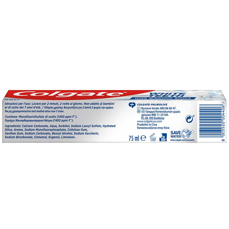 Colgate Οδοντόκρεμα Βaking Soda 75ml.