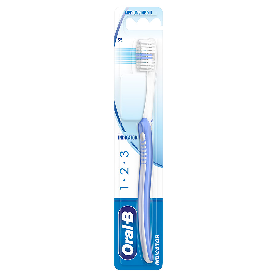 Oral-B 123 Indicator Οδοντόβουρτσα 35 Μέτρια