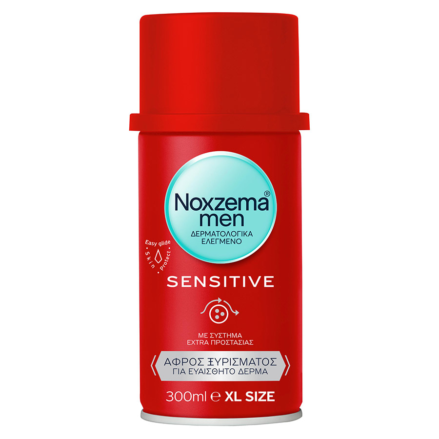 Noxzema Men Αφρός Ξυρίσματος Sensitive 300ml.