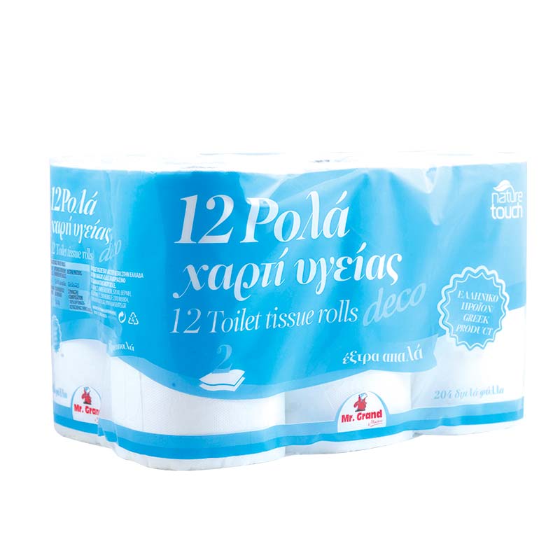 MrGrand Χαρτί Υγείας Γκοφρέ 2Φύλλων 12τεμ.