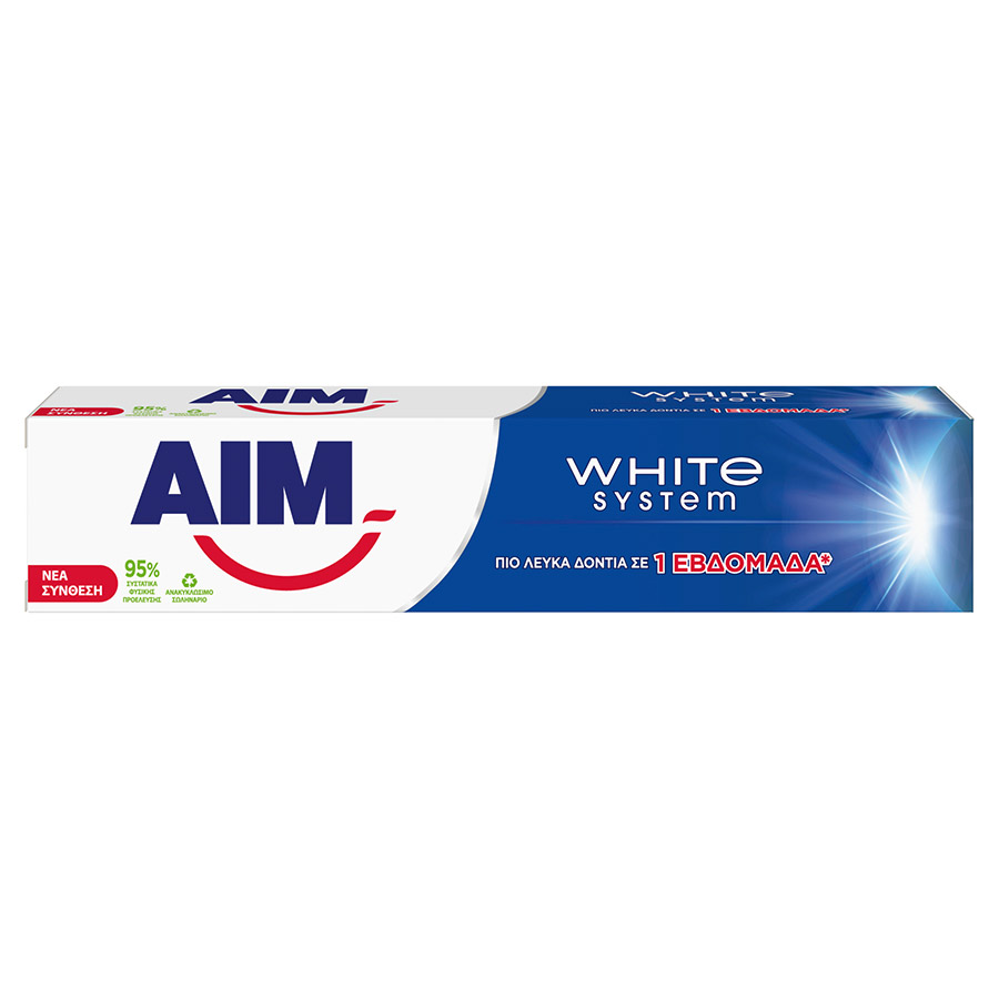 Aim White System Οδοντόκρεμα 75ml.
