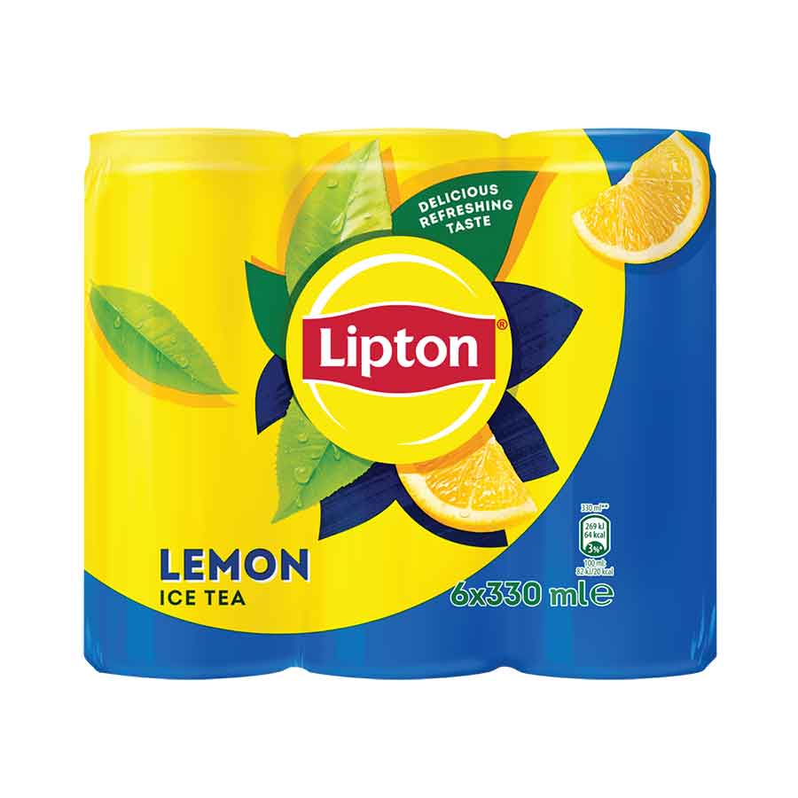 Lipton Κρύο Τσάι Λεμόνι 6x330ml.