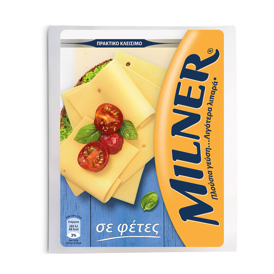 Milner Τυρί Σε Φέτες 175γρ.