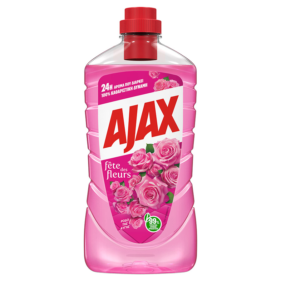 Ajax Fete De Fleur Υγρό Καθαριστικό Ρόδο Της Αυγής 1lt.