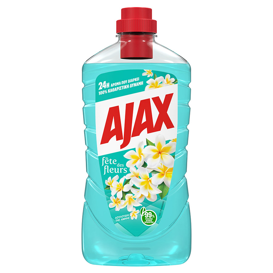 Ajax Υγρό Καθαριστικό Λουλούδια Της Λίμνης 1lt.