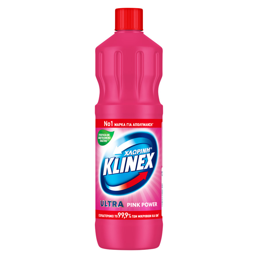 Klinex Ultra Χλωρίνη Pink Power 1,25lt.
