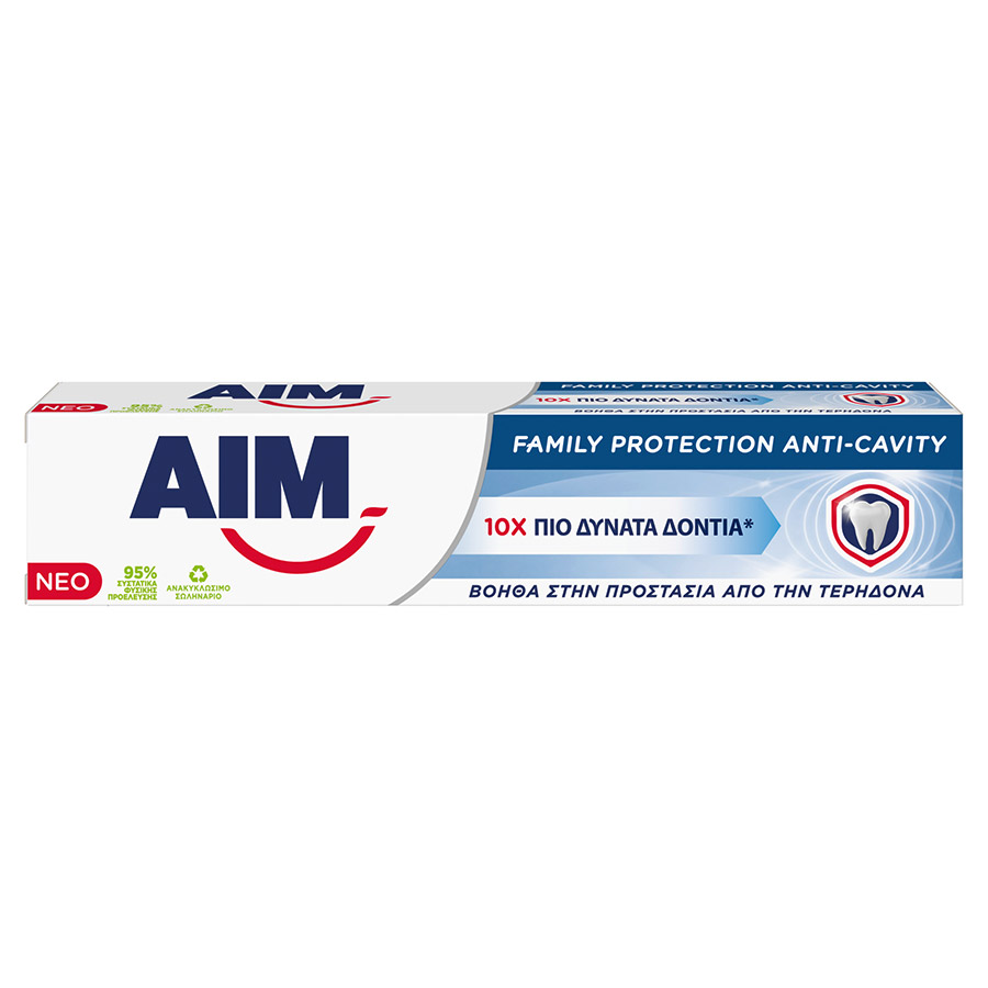 Aim Family Protection Οδοντόκρεμα Anticavity 75ml.