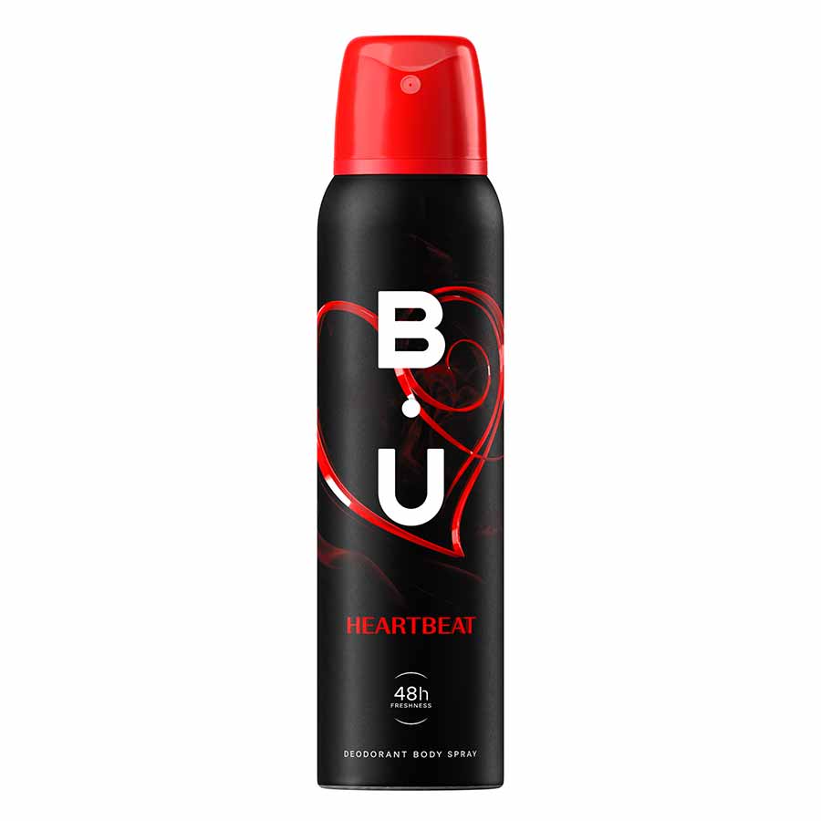 B.U. Αποσμητικό Σπρέι Heartbeat 150ml.