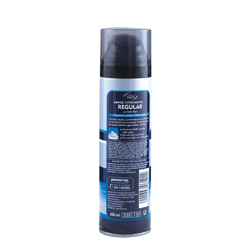MrGrand Αφρός Ξυρίσματος Nature Touch Regular 250ml.