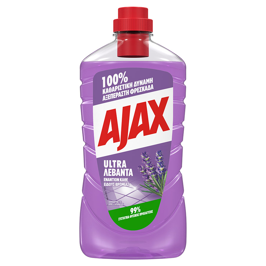 Ajax Ultra 7 Υγρό Καθαριστικό Λεβάντα 1lt.