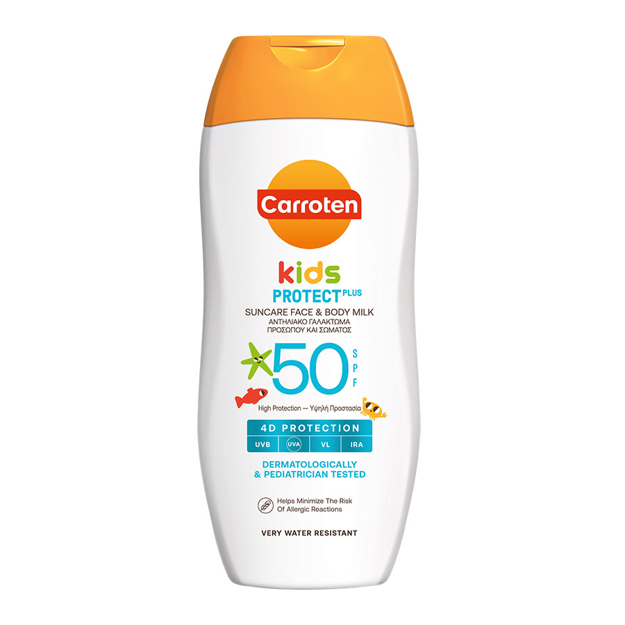 Carroten Kids Αντηλιακό Γαλάκτωμα Protection Plus SPF50 200ml.