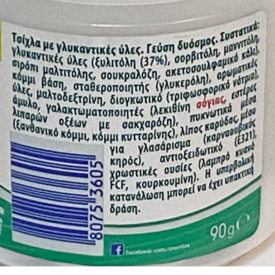 Mentos Pure Fresh Τσίχλες Δυόσμος 90γρ.