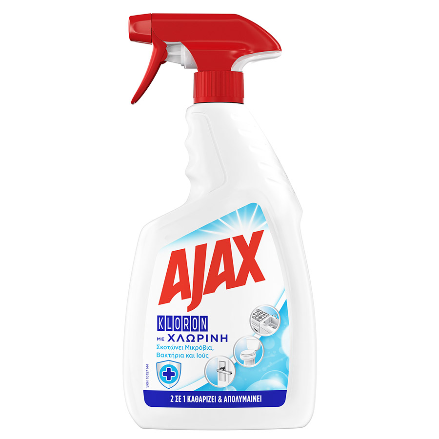 Ajax Kloron Υγρό Καθαριστικό Με Χλώριο 750ml.