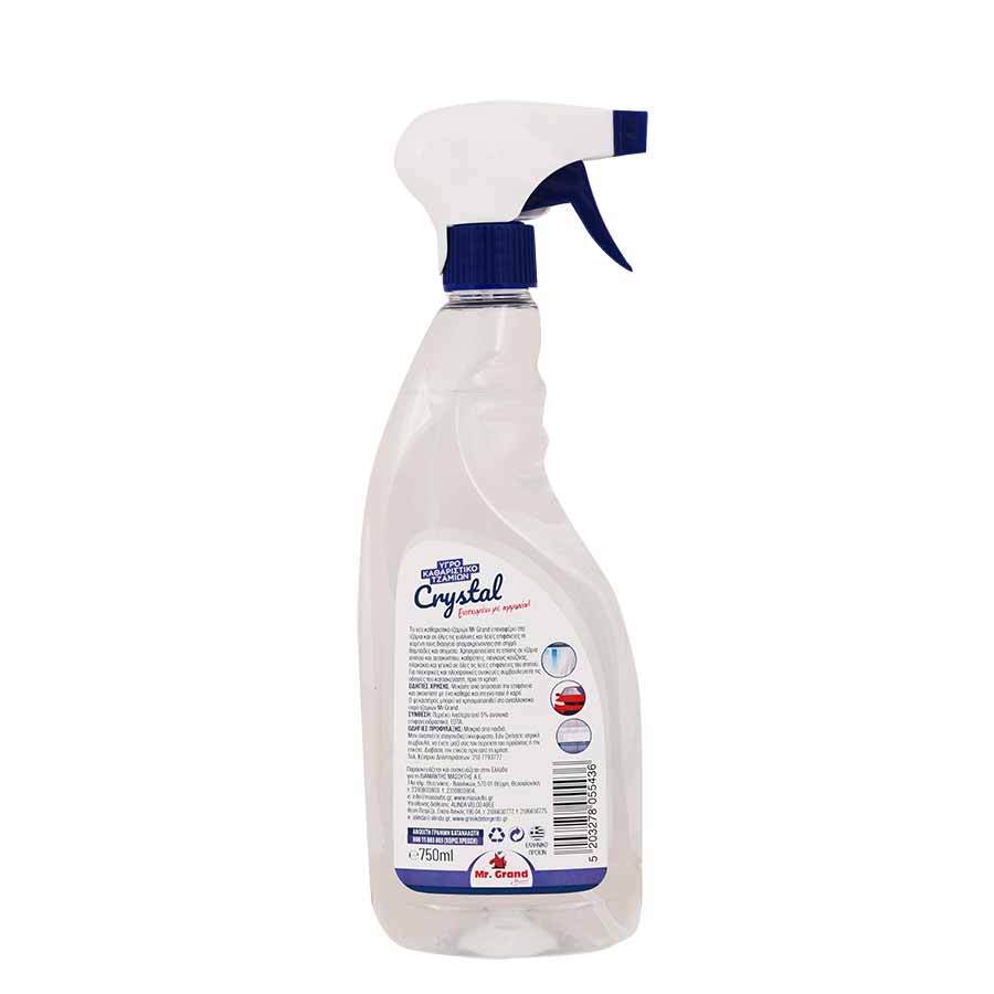 MrGrand Υγρό Τζαμιών Crystal Power 750ml.