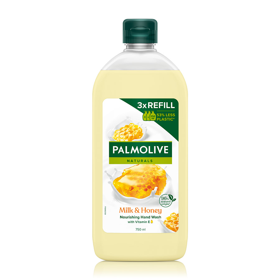 Palmolive Naturals Κρεμοσάπουνο Μέλι & Γάλα Ανταλλακτικό 750ml.