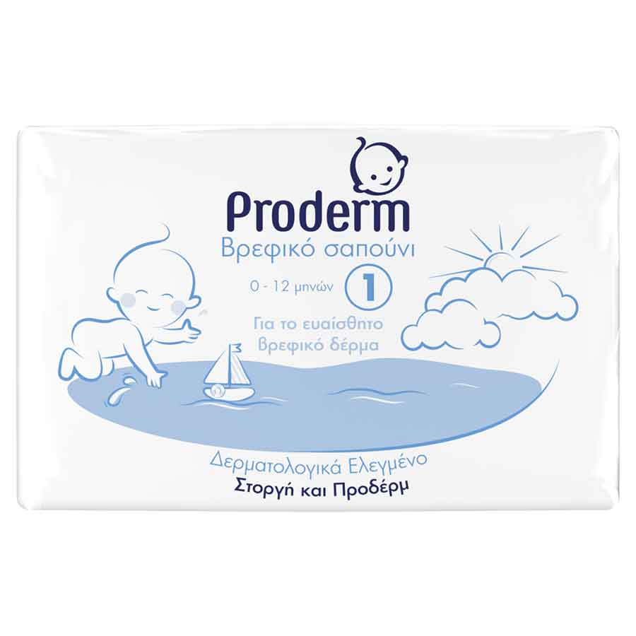 Proderm Σαπούνι Βρεφικό 0-12Mηνών 90γρ.
