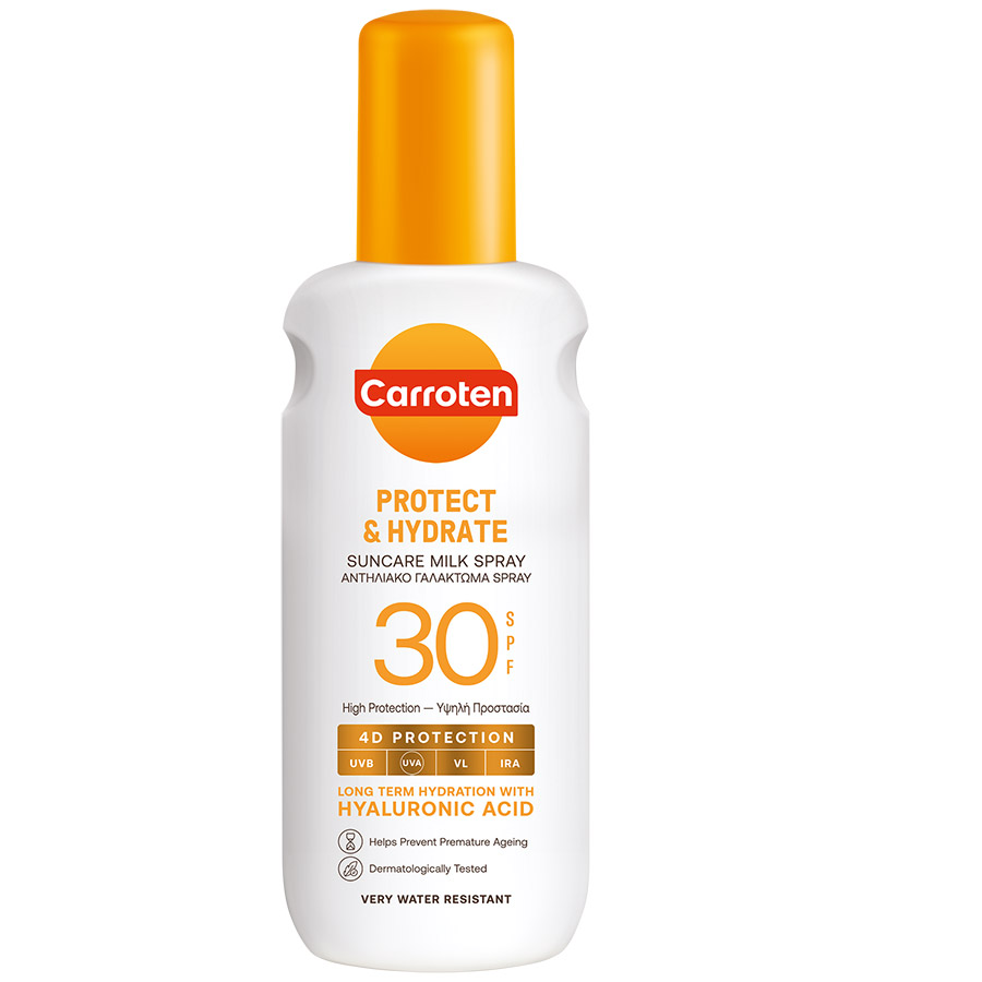 Carroten Αντηλιακό Γαλάκτωμα Protect & Hydrate Σπρέι SPF30 200ml.