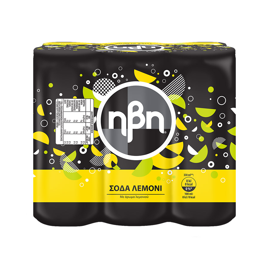 Ήβη Σόδα Λεμόνι 6x330ml.