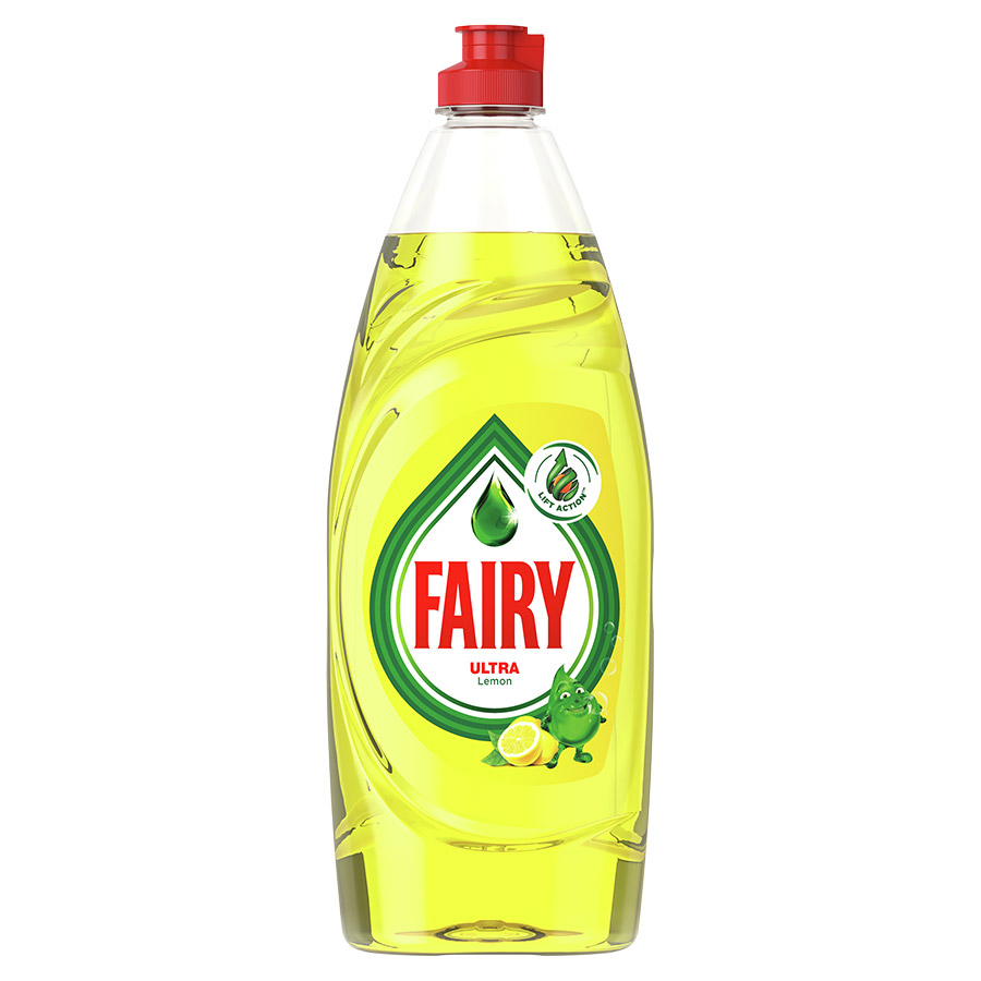 Fairy Ultra Υγρό Απορρυπαντικό Πιάτων Λεμόνι 650ml.