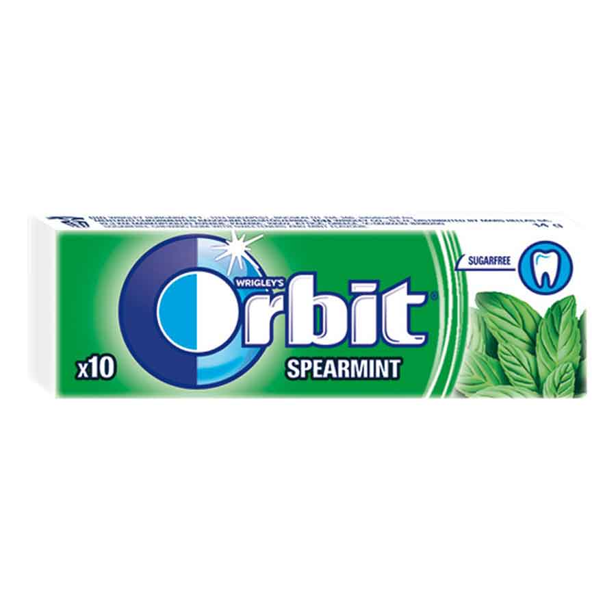 Orbit Τσίχλες Δυόσμος 14γρ.
