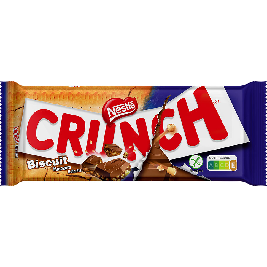 Nestle Crunch Σοκολάτα Μπισκότο Χωρίς Γλουτένη 100γρ.