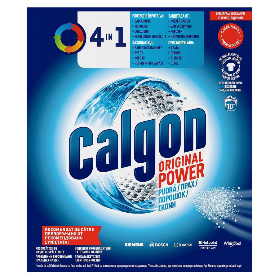 Calgon Αποσκληρυντικό Νερού Πλυντηρίου Ρούχων Σκόνη 950γρ.