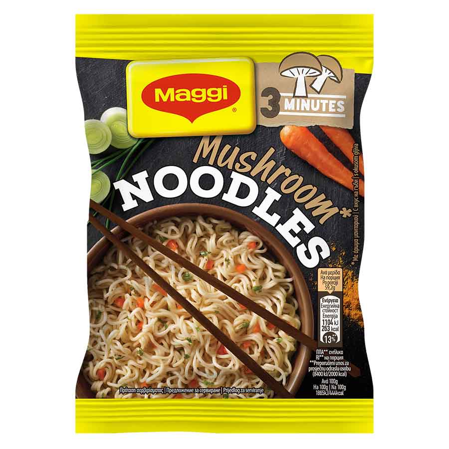 Maggi Noodles Μανιτάρια 59,2γρ.