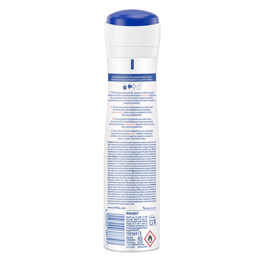 Nivea Talc Sensation Αποσμητικό Σπρέι 150ml.