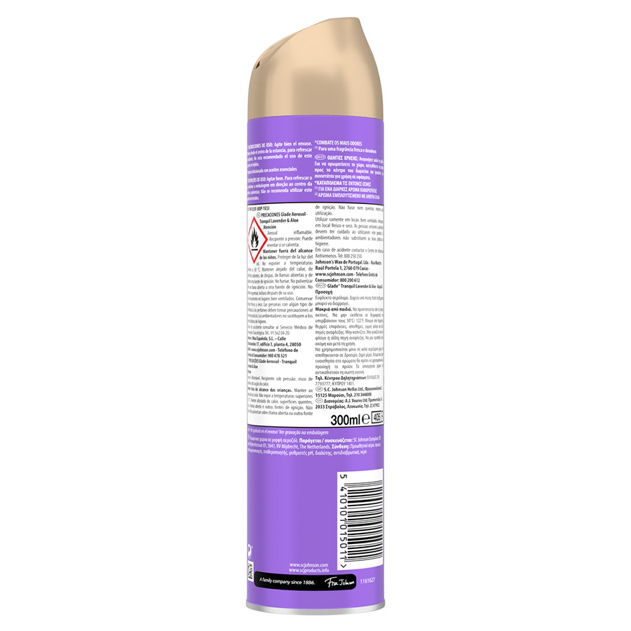 Glade Αρωματικό Χώρου Tranquil Lavender & Aloe 300ml.