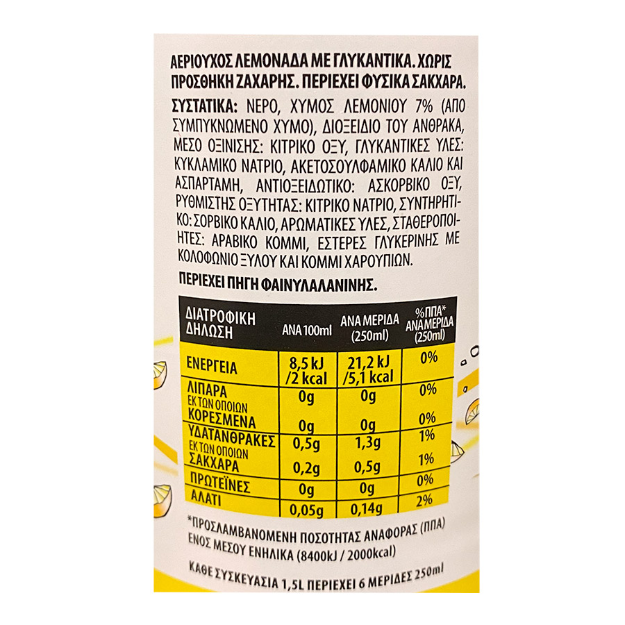 MrGrand Λεμονάδα 1,5lt.