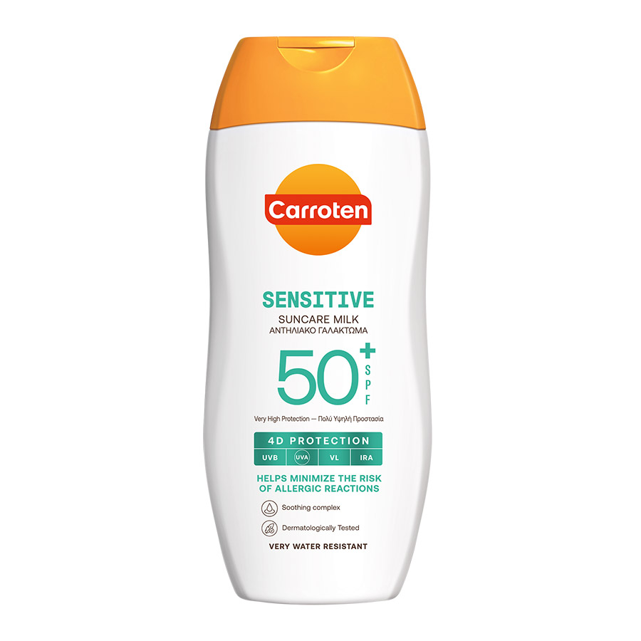 Carroten Αντηλιακό Γαλάκτωμα Sensitive SPF50+ 200ml.
