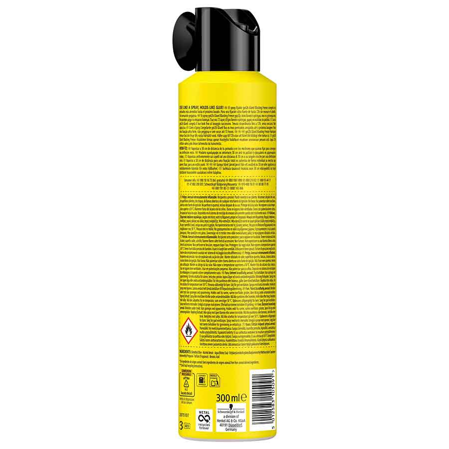 Schwarzkopf Got2B Λακ Glued Freeze 300ml.
