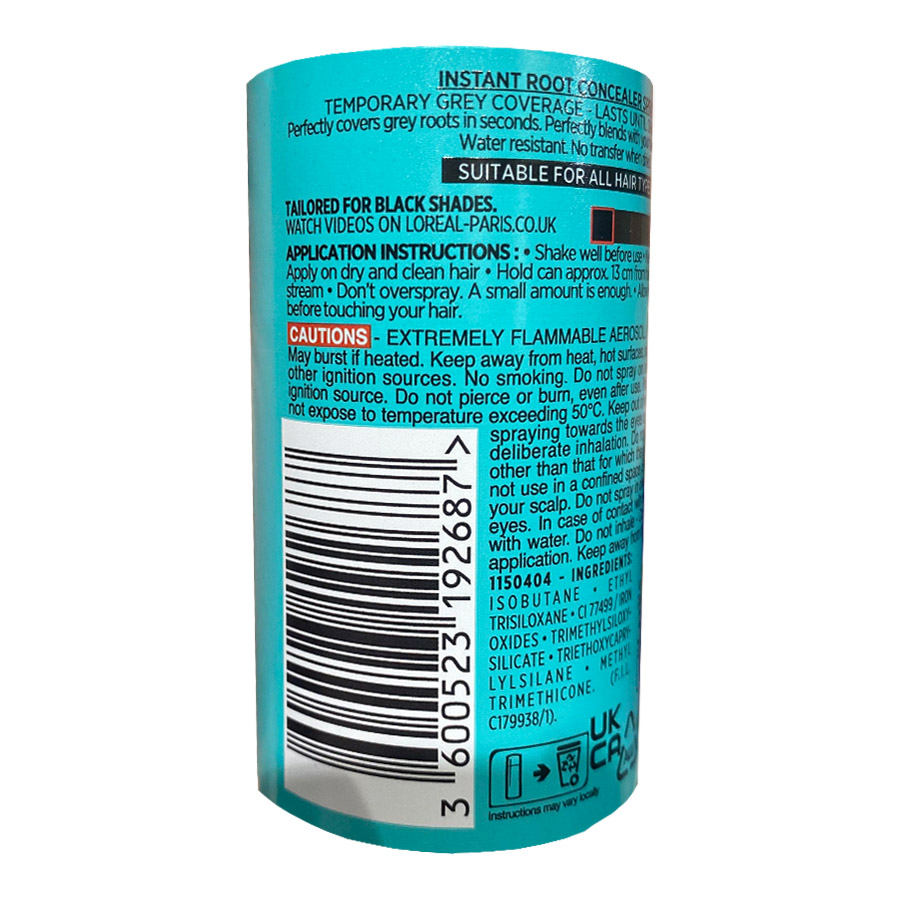 L'oreal Paris Magic Retouch Βαφή Μαλλιών No1 Black 75ml.