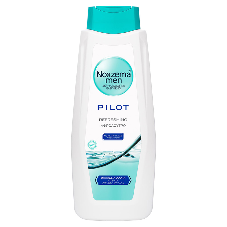 Noxzema Men Αφρόλουτρο Pilot Refreshing 750ml.