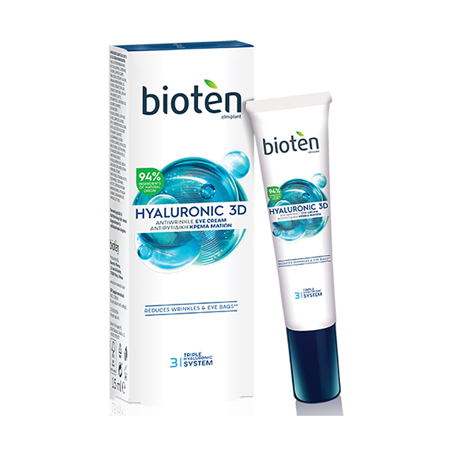 Bioten Κρέμα Ματιών Hyaluronic 3D 15ml.