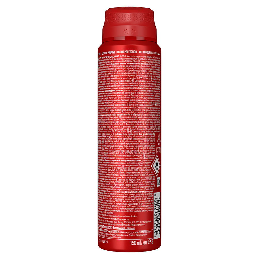 Old Spice Wolfthorn Αποσμητικό Σπρέι 150ml.