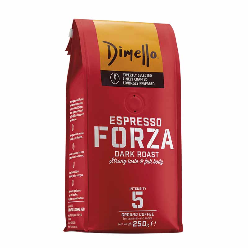 Dimello Καφές Espresso Forza Αλεσμένος 250γρ.