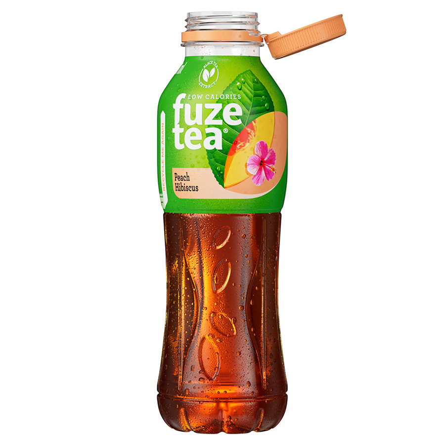 Fuze Tea Κρύο Μαύρο Τσάι Ροδάκινο & Ιβίσκος 500ml.