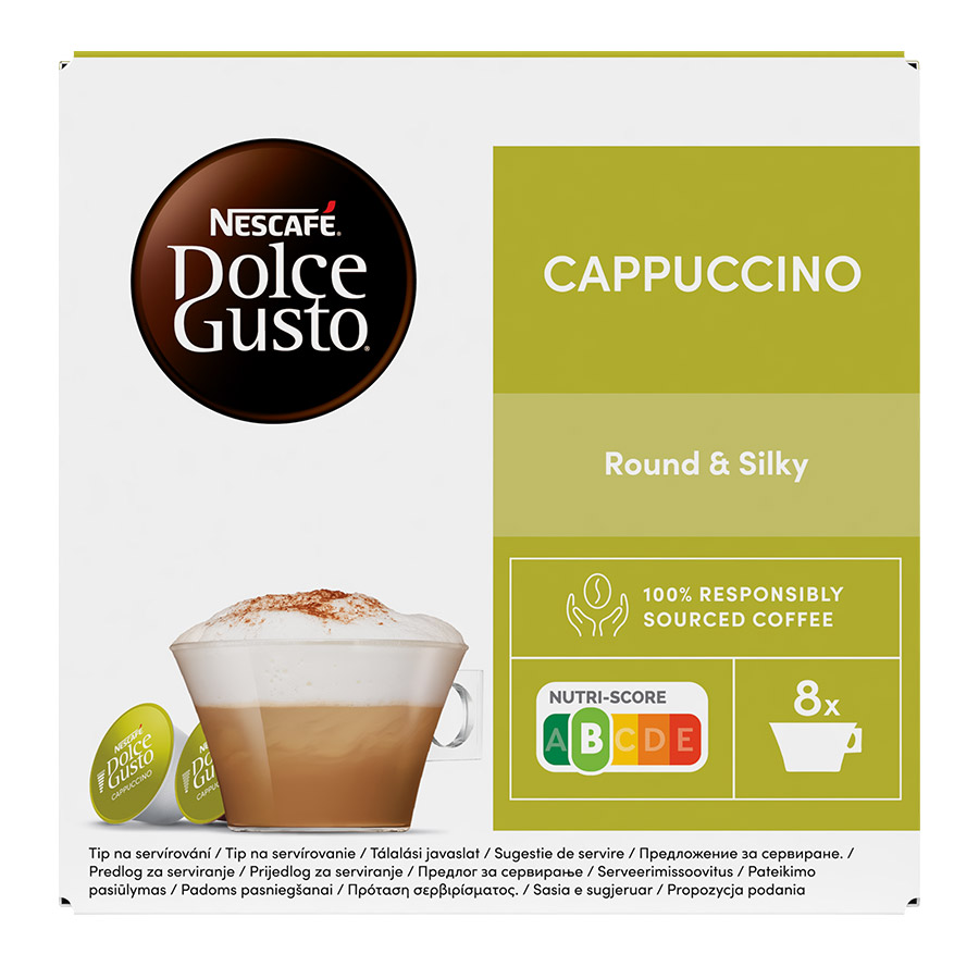 Nescafe Dolce Gusto Καφές Cappuccino Σε Κάψουλες 16τεμ. 186γρ.