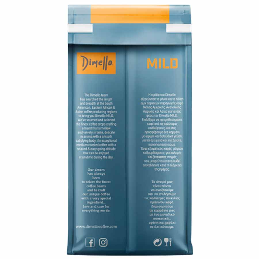 Dimello Καφές Φίλτρου Mild 250γρ.