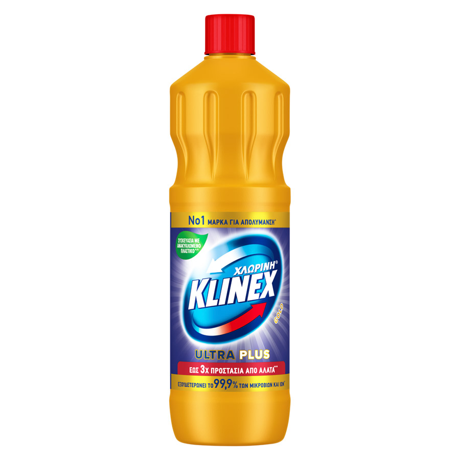 Klinex Ultra Plus Χλωρίνη Gold 1,2lt.