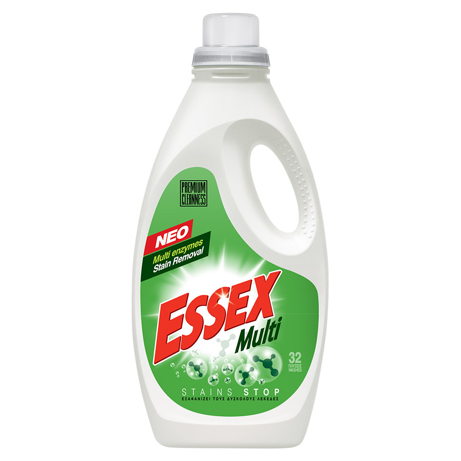 Essex Multi Υγρό Απορρυπαντικό Πλυντηρίου Ρούχων 32mez. 1,6lt.