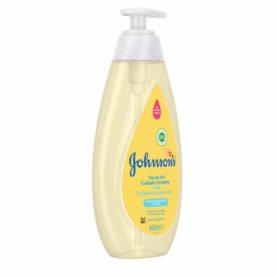 Johnson's Baby Top-to-Toe Αφρόλουτρο & Σαμπουάν Με Αντλία 500ml.