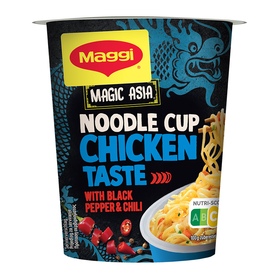 Maggi Magic Asia Noodles Με Κοτόπουλο Πικάντικο 63γρ.