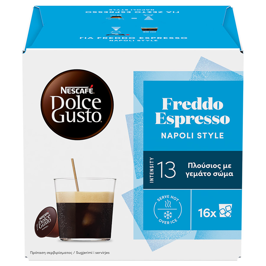 Nescafe Dolce Gusto Καφές Freddo Espresso Napoli Style Σε Κάψουλες 16τεμ. 128γρ.