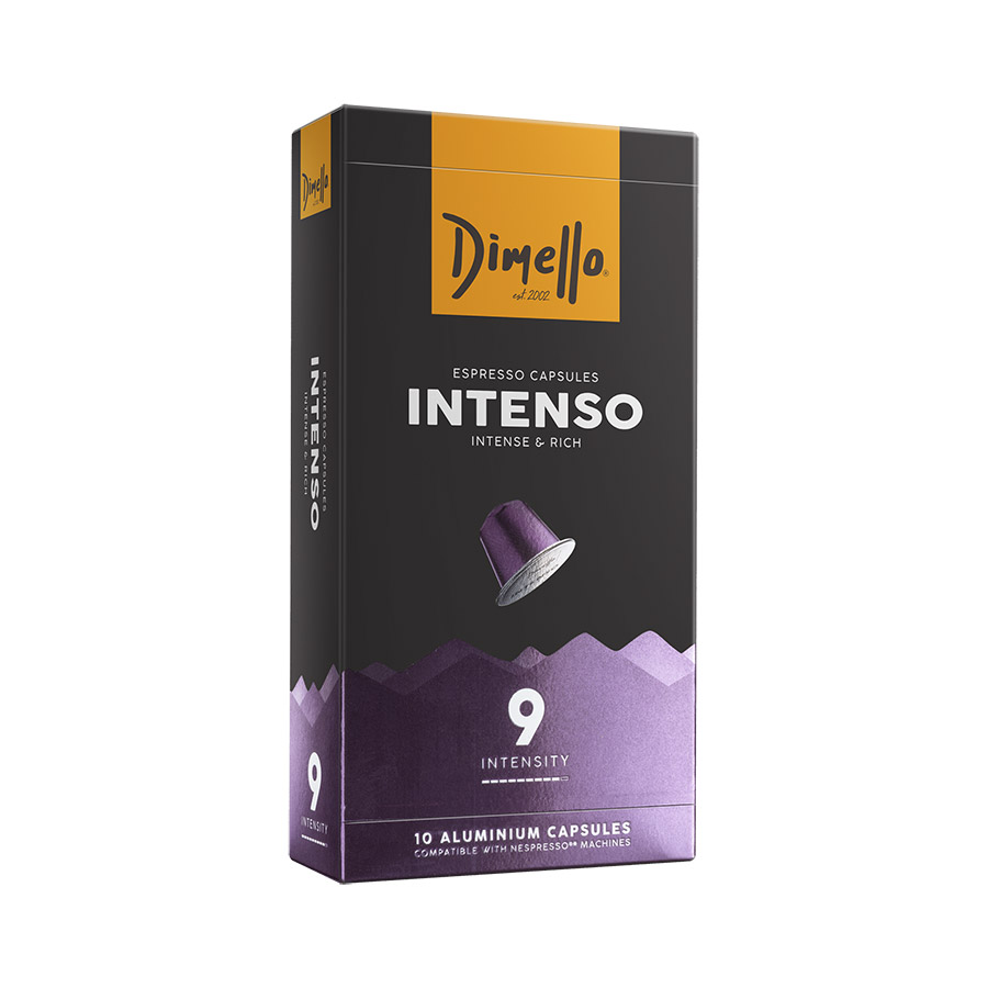 Dimello Καφές Espresso Intenso Σε Κάψουλες 10τεμ. 56γρ.